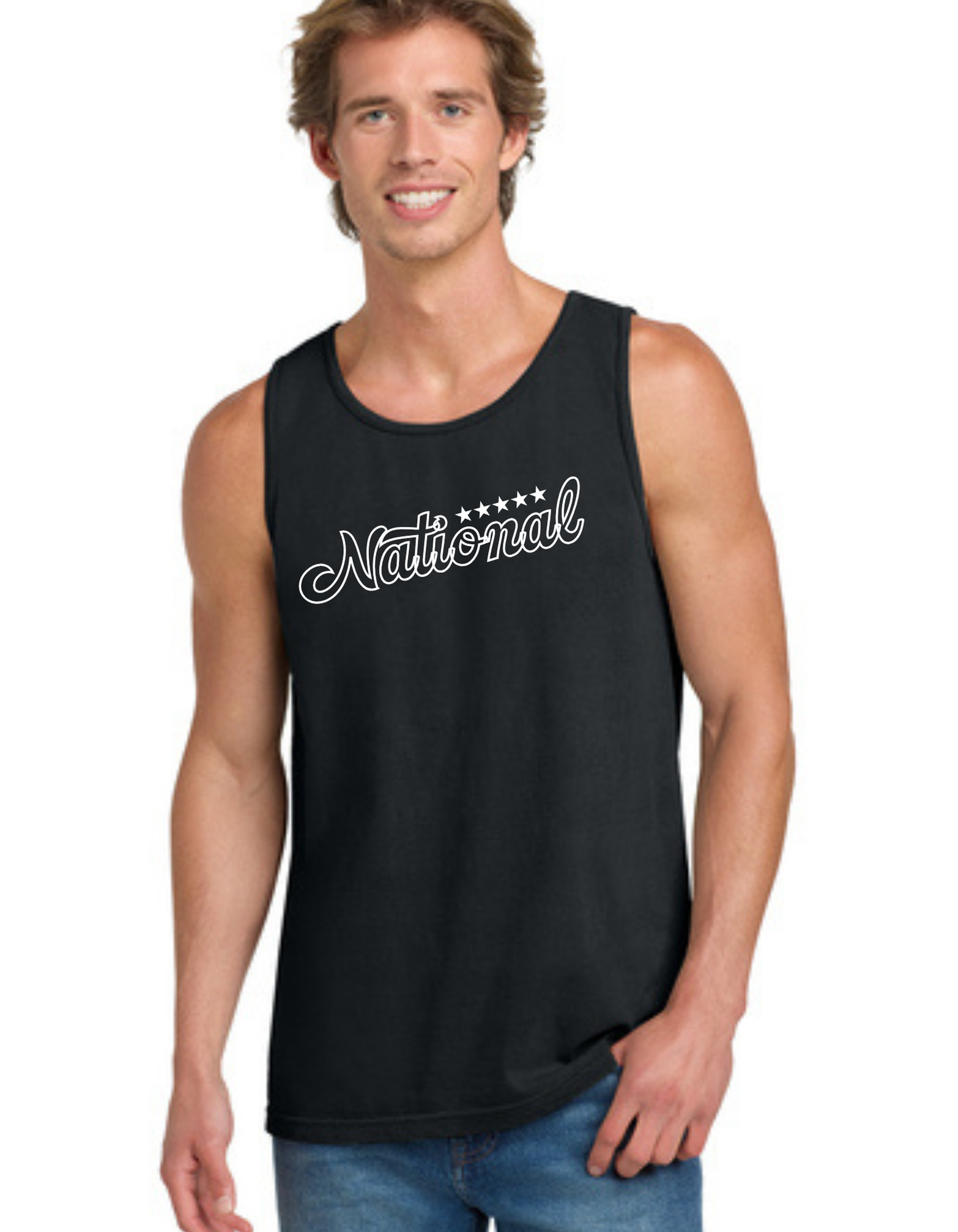 Comfort Colors National Black Tank Top