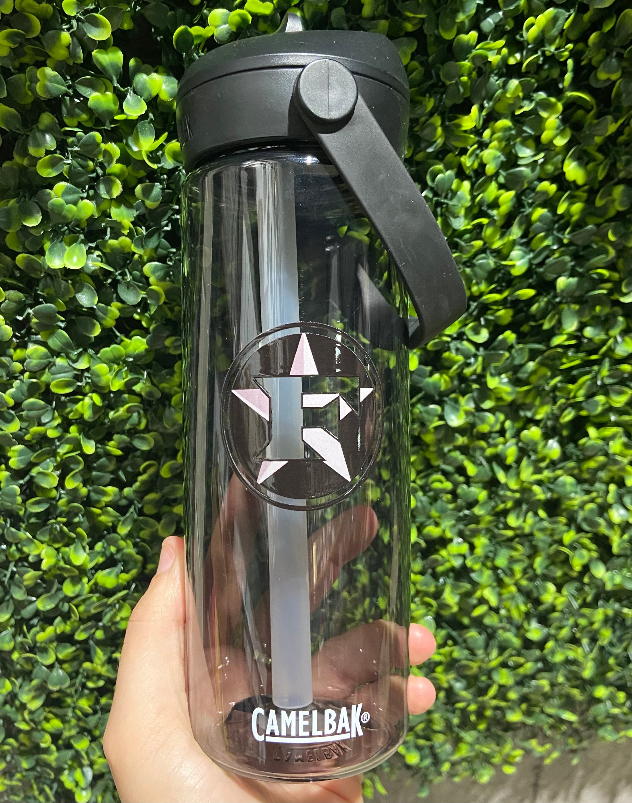Black Clear FiveStar Waterbottle