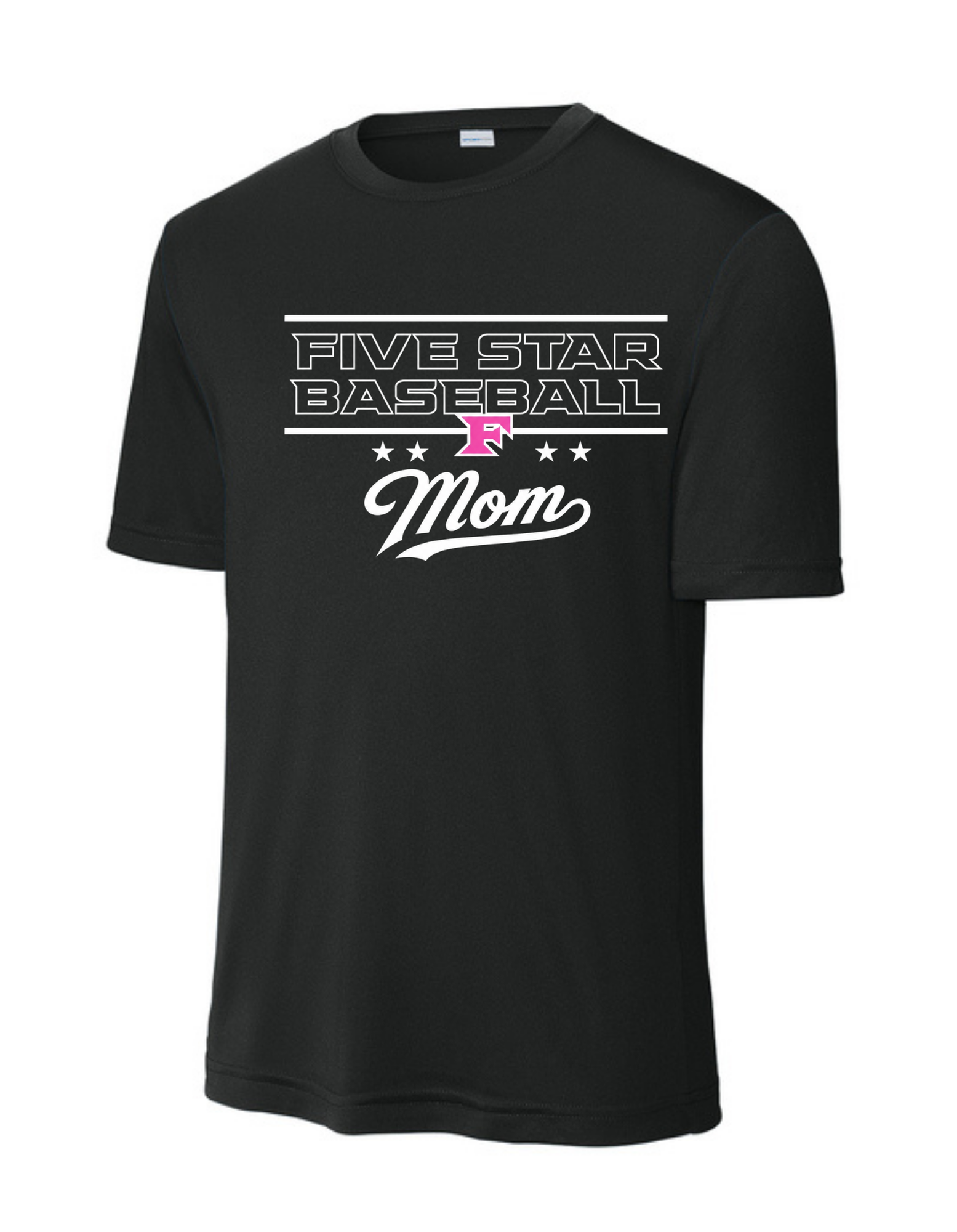 Adult Black Dri Fit Mom