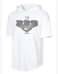 Adult White SS Sport Tek w/ Hood