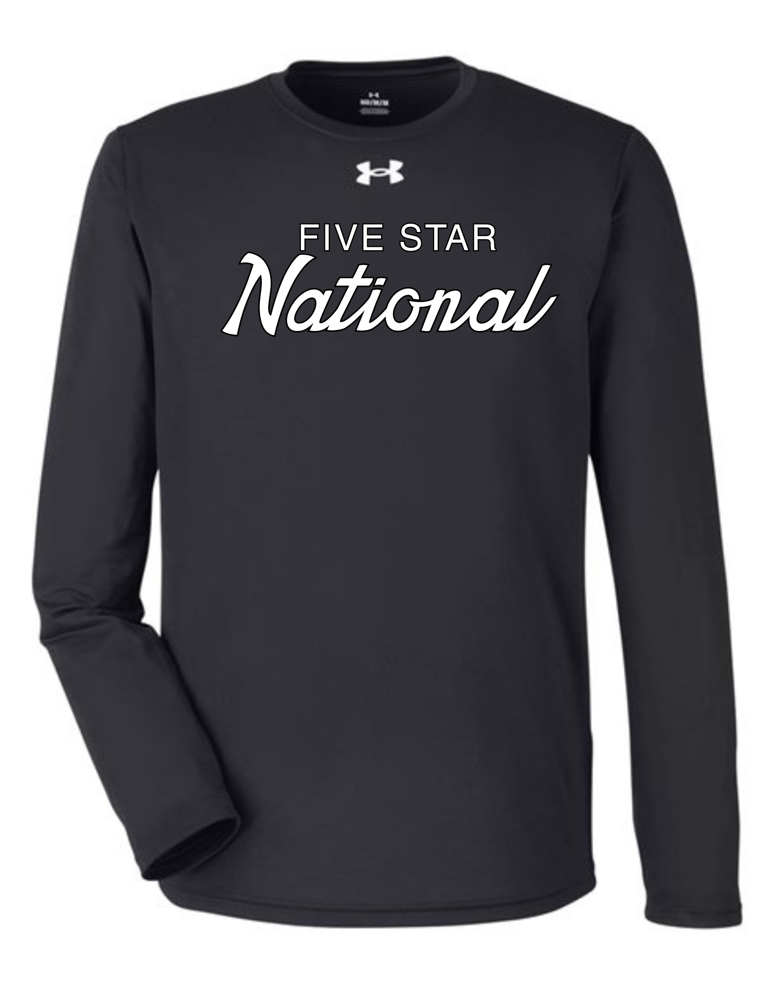 UA ADULT Tee- Black Long Sleeve