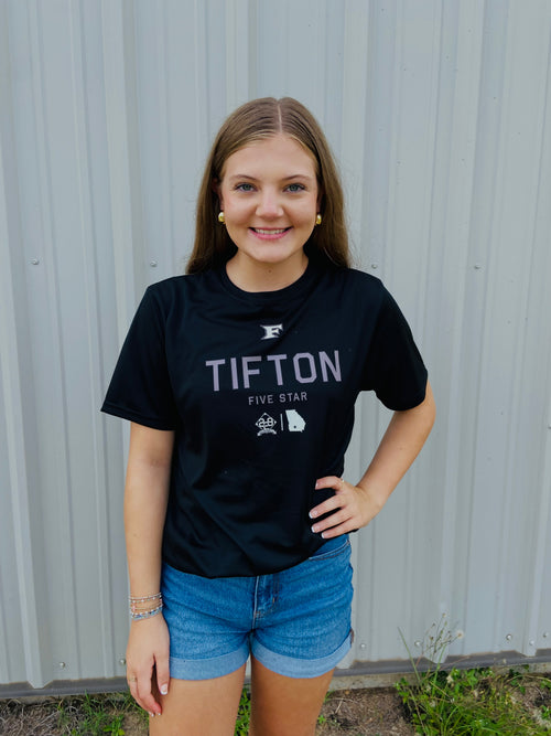 Adult Black Sport Tek w/ Tifton FiveStar