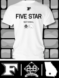 Youth White Sport Tek w/ FiveStar National