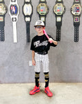 Youth Black Tee with The Facility