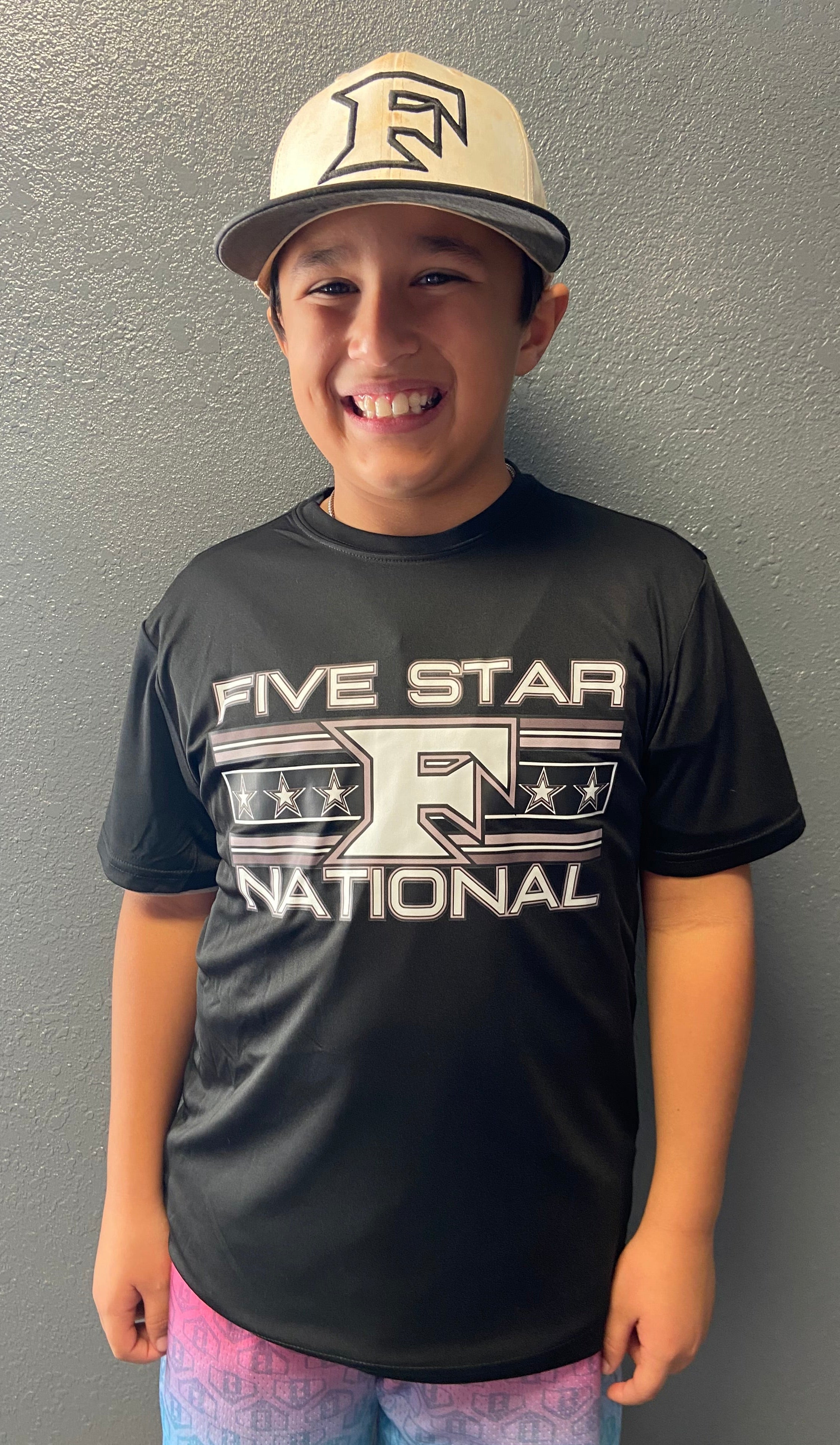 Sport Tek SS Tee w/ FiveStar "F" National YOUTH