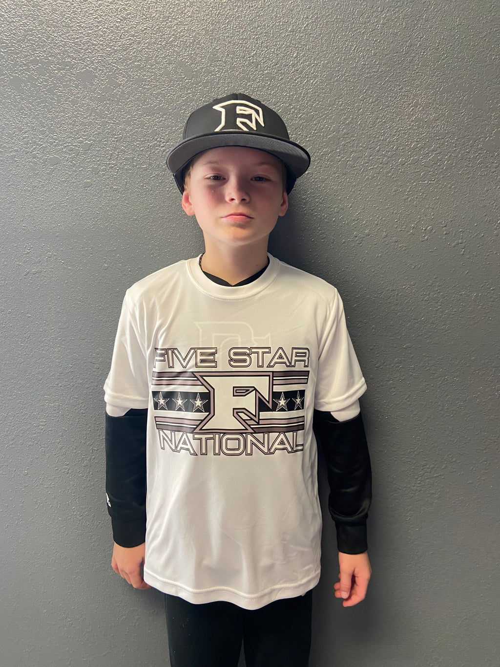 Sport Tek SS Tee w/ FiveStar "F" National YOUTH