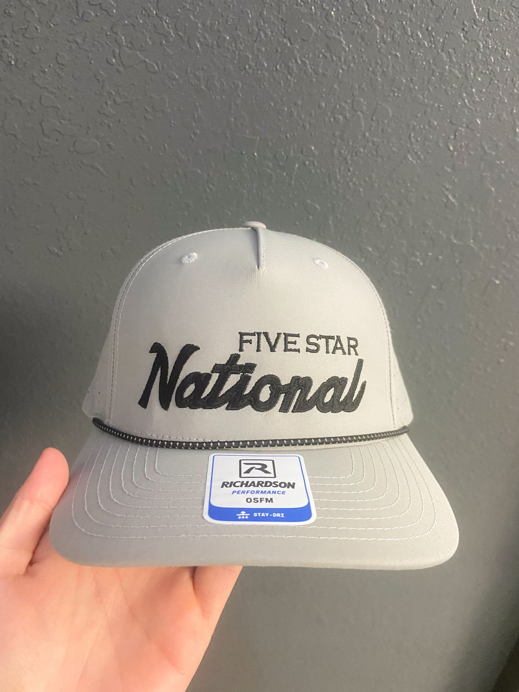 Richardson Rope Hat- FiveStar National