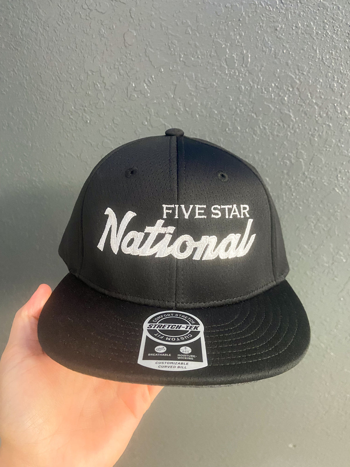 Sport Tek Hat Black- Fivestar National