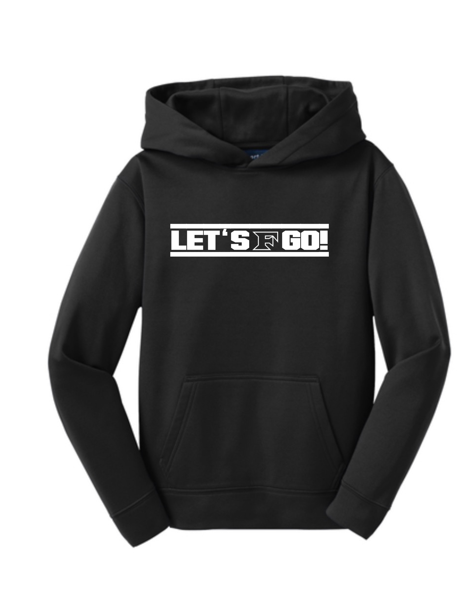 Sport Tek Performance Hoodie in Black