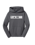 Sport Tek Performance Adult Hoodie in Smoke Grey