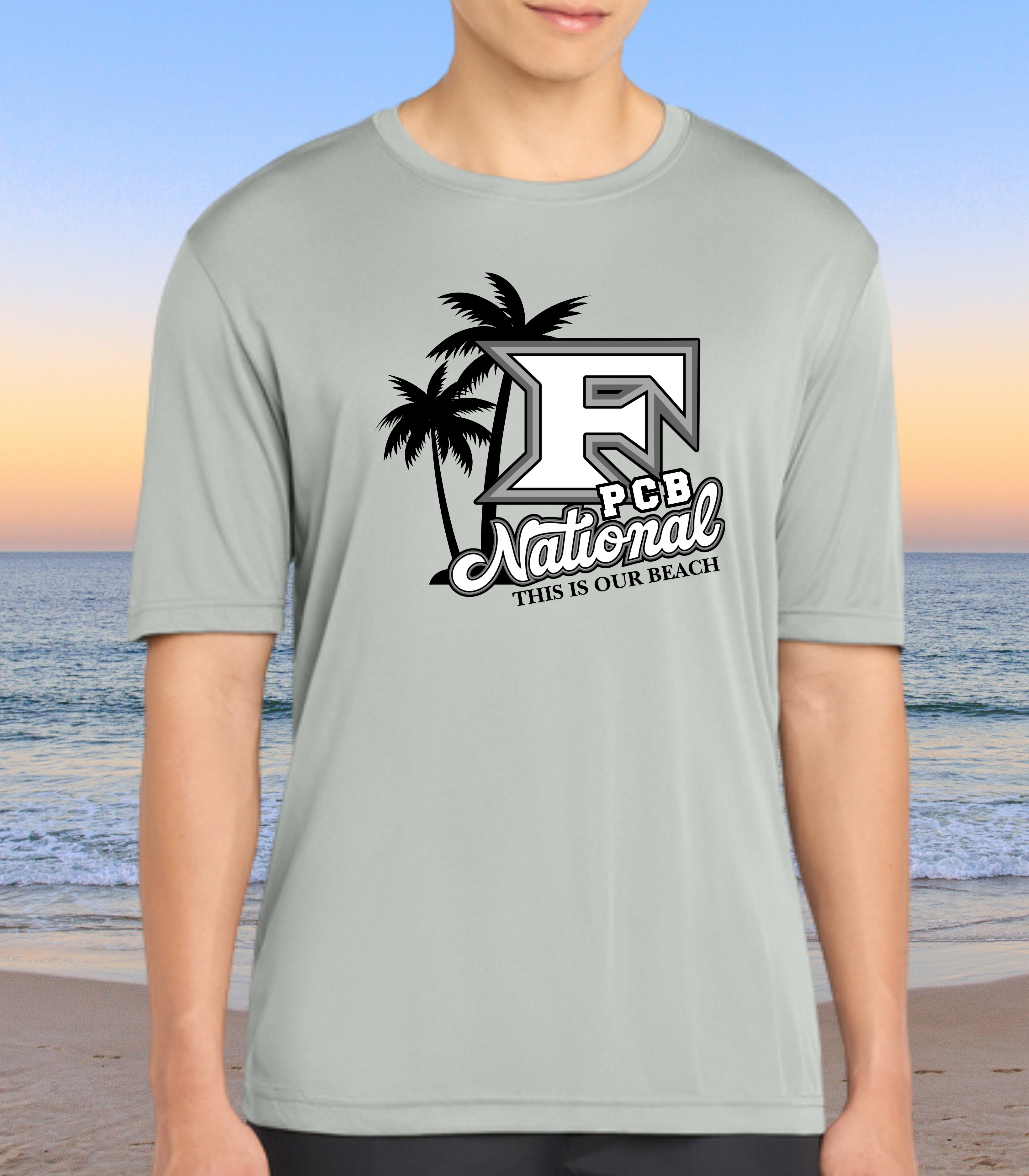 Adult Our Beach Silver DriFit
