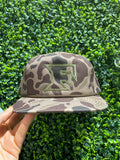 Duck Brown Camo Hat with Hollow F