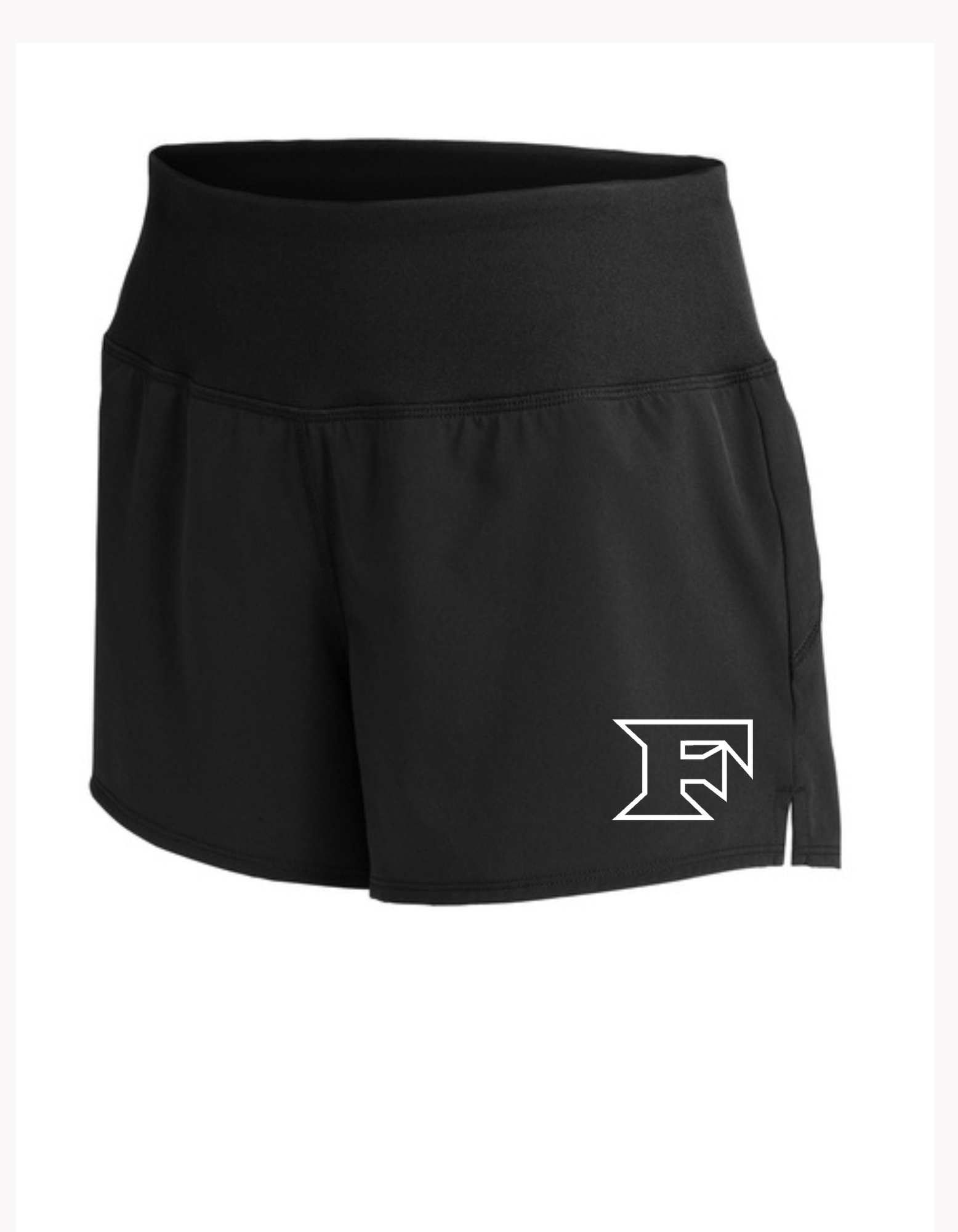 Women's Sport TEK Shorts in Black w/ Classic White F