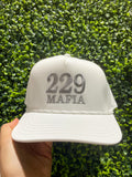 White 229 mafia Hat