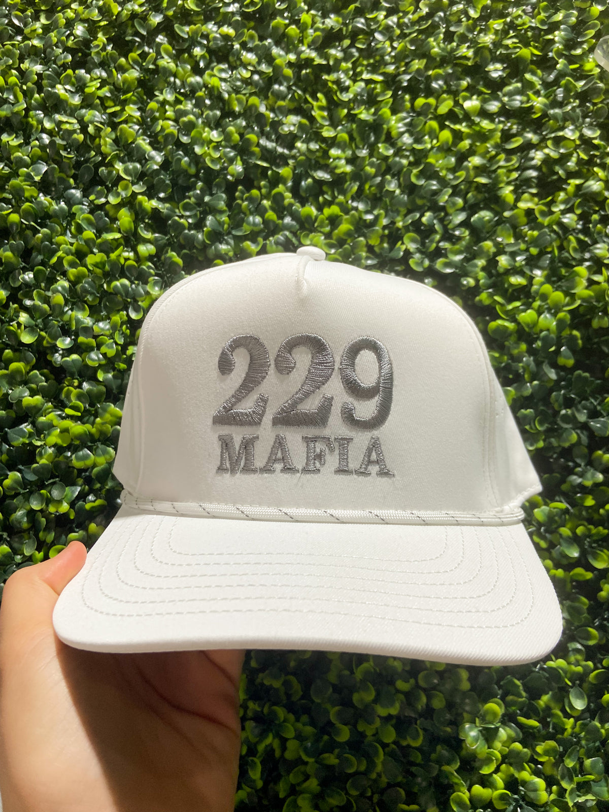 White 229 mafia Hat